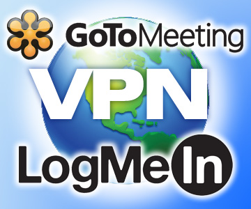 Go To Meeting, VPN & Log Me In